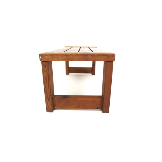 Image 1 of Banc vintage en pin, Suède 1970