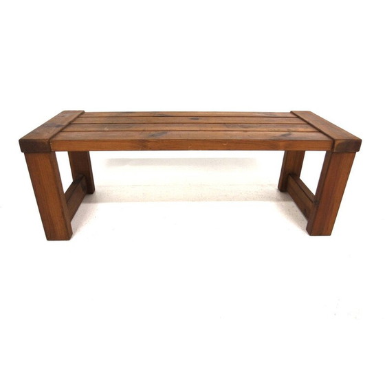 Image 1 of Banc vintage en pin, Suède 1970