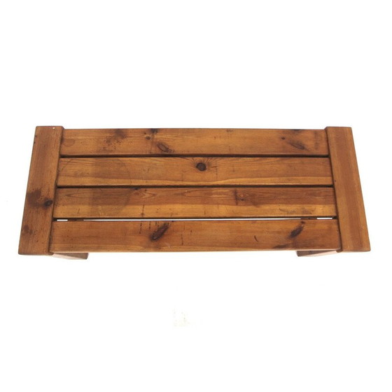 Image 1 of Banc vintage en pin, Suède 1970