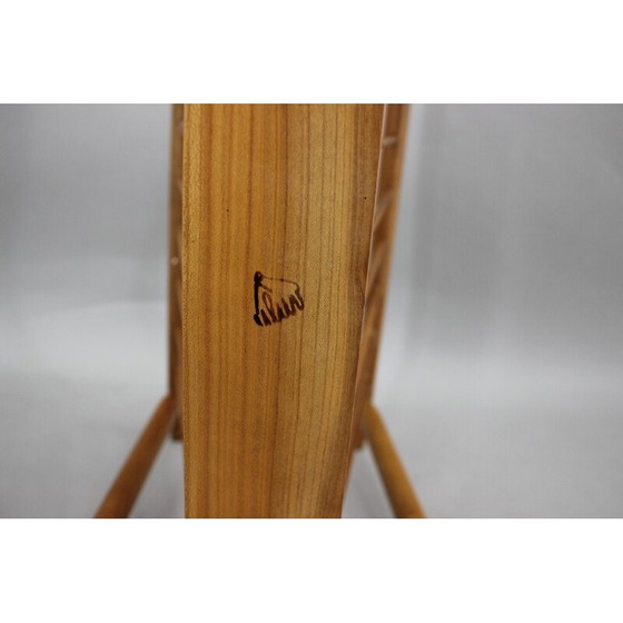 Image 1 of Porte-revues vintage en bois de hêtre Uluv, Tchécoslovaquie années 1960
