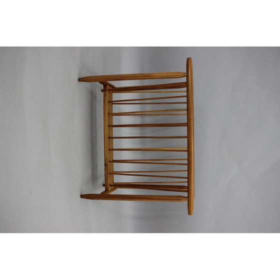 Image 1 of Porte-revues vintage en bois de hêtre Uluv, Tchécoslovaquie années 1960