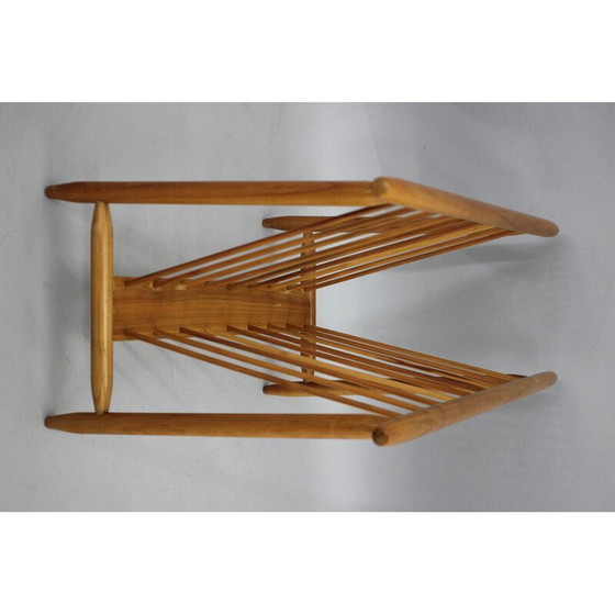 Image 1 of Porte-revues vintage en bois de hêtre Uluv, Tchécoslovaquie années 1960