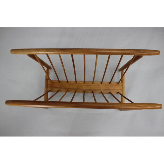 Image 1 of Porte-revues vintage en bois de hêtre Uluv, Tchécoslovaquie années 1960