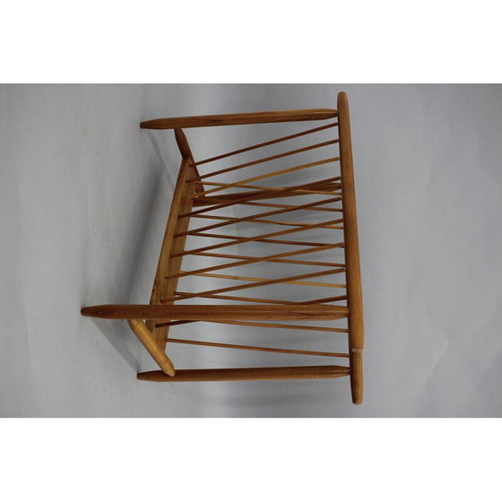 Image 1 of Porte-revues vintage en bois de hêtre Uluv, Tchécoslovaquie années 1960