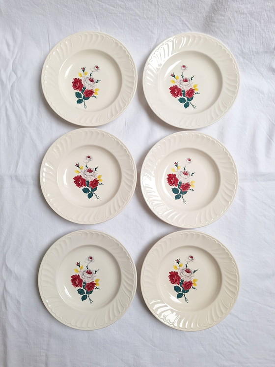 Image 1 of Assiettes Creuses Vintage