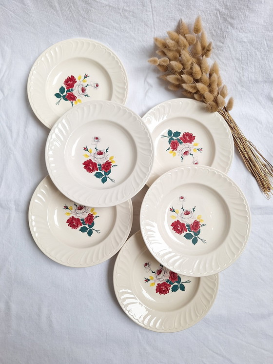 Image 1 of Assiettes Creuses Vintage