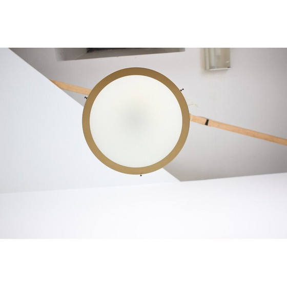 Image 1 of Lustre en verre du milieu du siècle par Kamenicky Senov, Tchécoslovaquie, années 1970