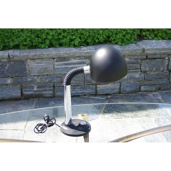 Image 1 of Lampe de bureau vintage en acier 1970