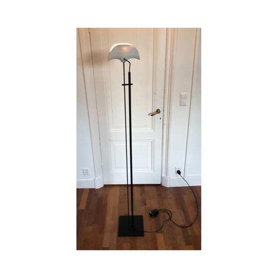 Image 1 of Lampadaire vintage en porcelaine et métal par René Kemna pour Piuluce Sirrah, Italie 1991