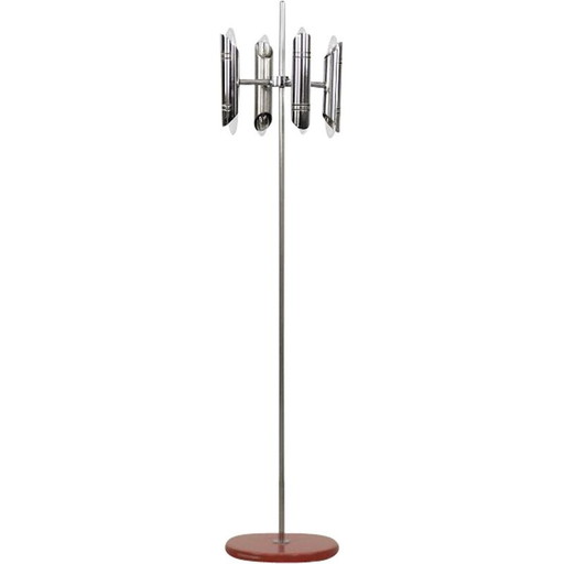 Lampadaire vintage chromé, 1960