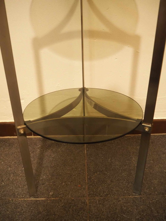 Image 1 of Table d'appoint au design Mid Century, âge de l'espace, 1970S