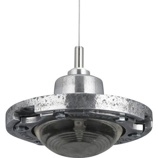 Feux de circulation vintage en verre prismatique pour aérodrome britannique