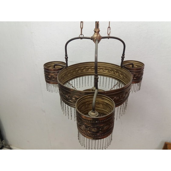 Image 1 of Lustre Vintage Art Nouveau, Tchécoslovaquie 1900