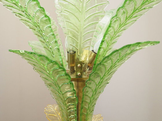 Image 1 of Lampe palmier, verre de Murano, design italien, 1970S, fabrication : Italie