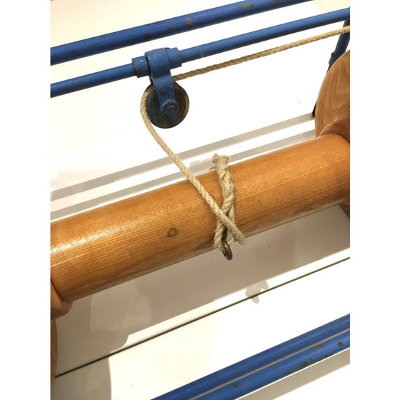 Image 1 of Anneau de gymnastique vintage en bois, Tchécoslovaquie, années 1940