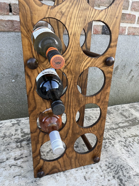 Image 1 of Porte-bouteilles vintage pour 11 bouteilles
