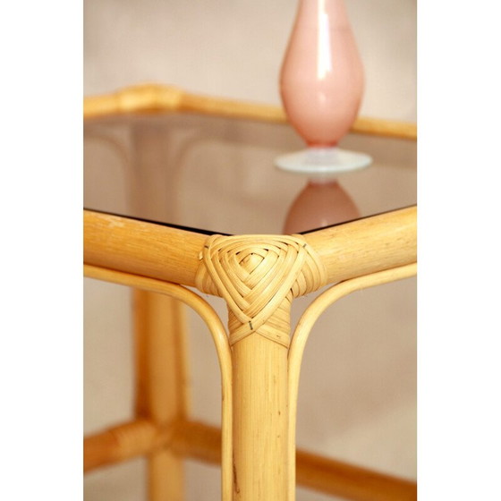 Image 1 of Table basse vintage cosimo bamboo, Italie 1960