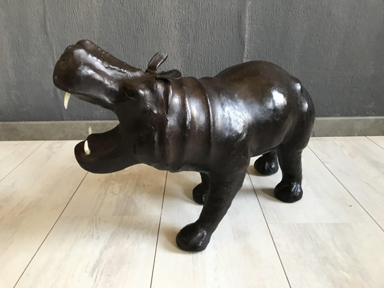 Image 1 of Cuir d'hippopotame et de rhinocéros