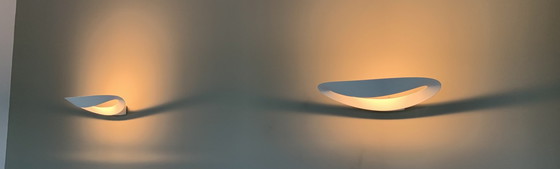 Image 1 of 2x Artemide Mesmeri Wall Light Blanc