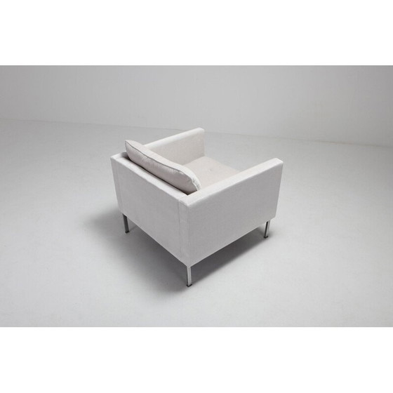 Image 1 of Paire de fauteuils vintage en velours blanc cassé par Pierre Paulin pour Artifort, Pays-Bas 1962