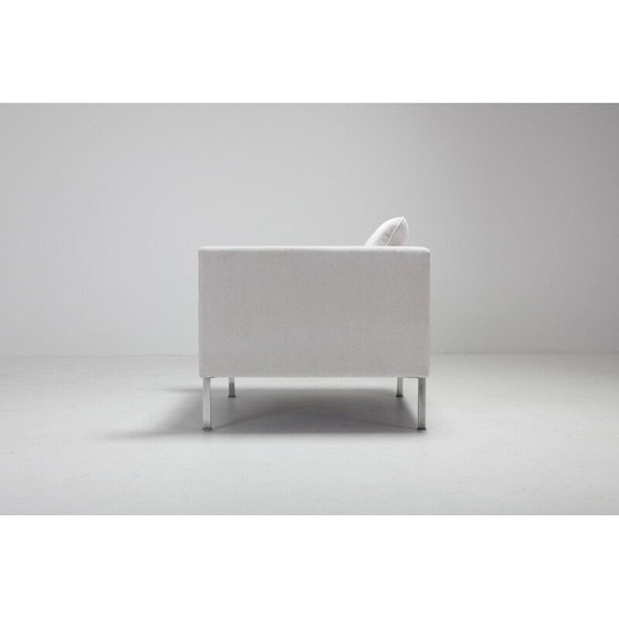 Image 1 of Paire de fauteuils vintage en velours blanc cassé par Pierre Paulin pour Artifort, Pays-Bas 1962