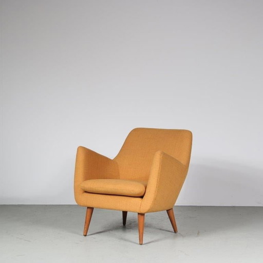 Chaise "Poète" par Finn Juhl pour Niels Vodder au Danemark, 1950