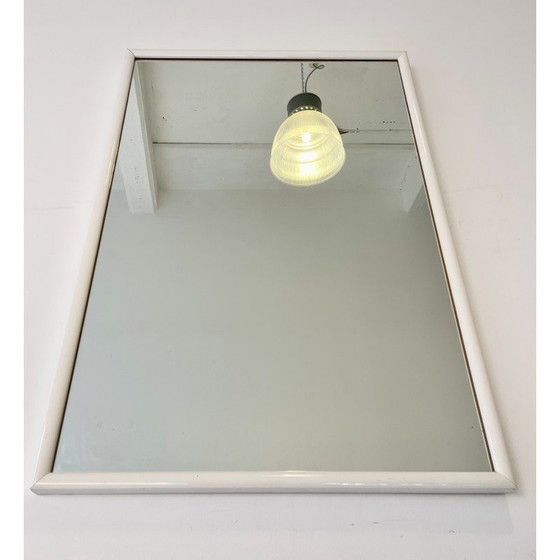 Image 1 of Miroir mural vintage avec cadre en bois, 1980