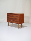 Commode Teck Vintage Danois 1960s