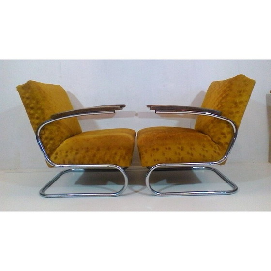 Image 1 of Paire de fauteuils vintage de Jindřich Halabal, République tchèque