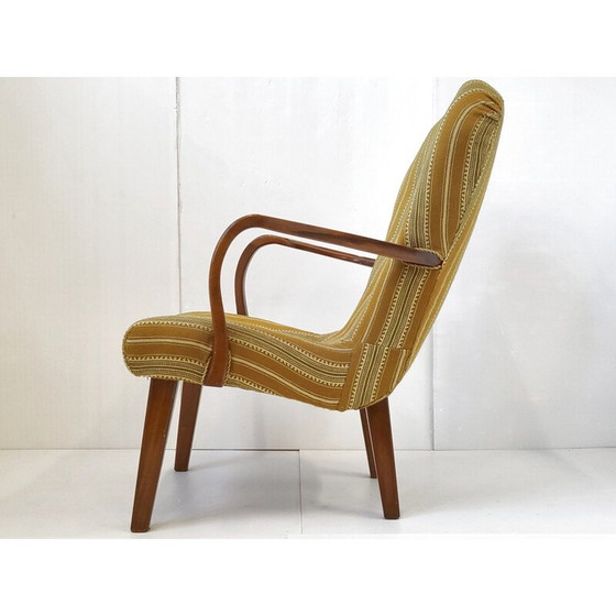 Image 1 of Paire de fauteuils en bois vintage, Danemark 1940