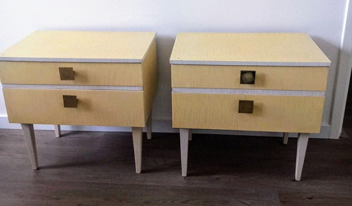 Ensemble de tables de chevet vintage