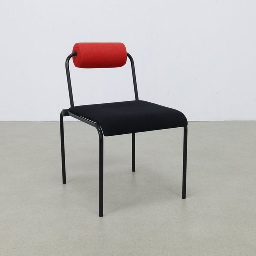 4X Chaise de salle à manger postmoderne, 1980S