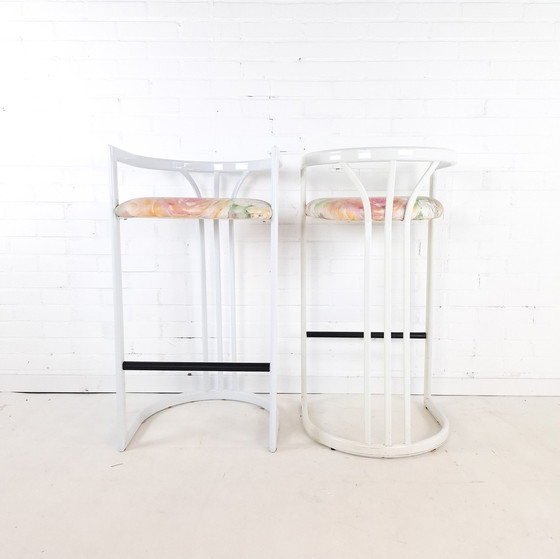 Image 1 of 2X tabouret de bar vintage Memphis Milano