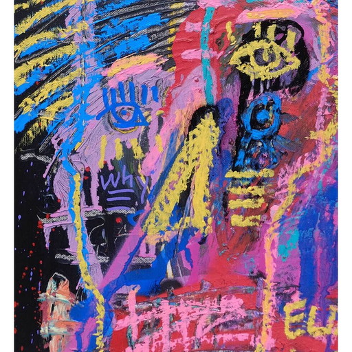 Peinture vintage Them We You par Jazzu, 2020