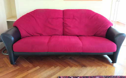 Leolux Vinja Sofa 2,5 Seater, Reupholstered. Acheté directement à Leolux à l'époque.