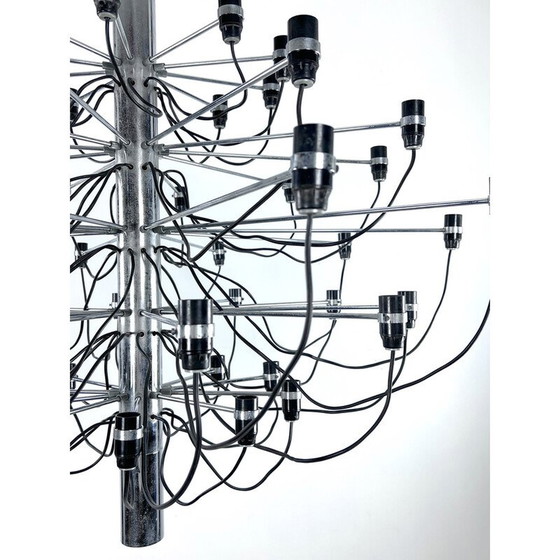 Image 1 of Lustre vintage par Gino Sarfatti pour Arteluce, Italie 1958