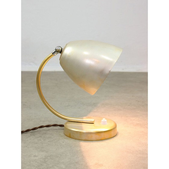 Image 1 of Lampe de table italienne vintage en métal