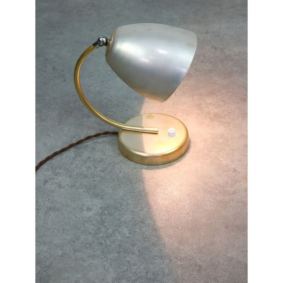 Image 1 of Lampe de table italienne vintage en métal
