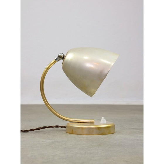 Image 1 of Lampe de table italienne vintage en métal