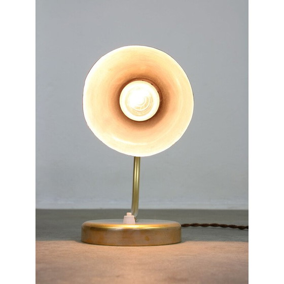 Image 1 of Lampe de table italienne vintage en métal