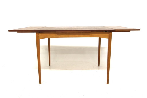  Table De Salle À Manger "Portefeuille" En Teck, Suède, 1960 