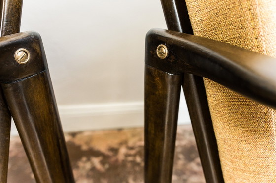 Image 1 of Paire de fauteuils Mid Century B7522 par Zenon Bączyk, Pologne, années 1960