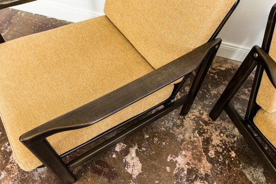 Image 1 of Paire de fauteuils Mid Century B7522 par Zenon Bączyk, Pologne, années 1960