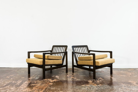 Image 1 of Paire de fauteuils Mid Century B7522 par Zenon Bączyk, Pologne, années 1960