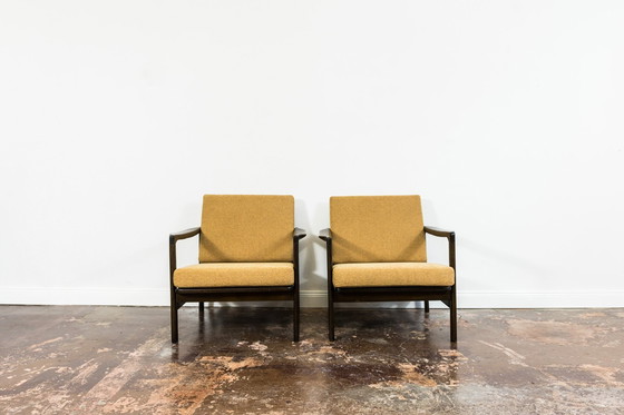 Image 1 of Paire de fauteuils Mid Century B7522 par Zenon Bączyk, Pologne, années 1960