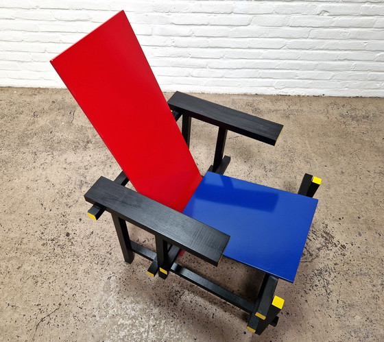 Image 1 of Chaise rouge et bleue