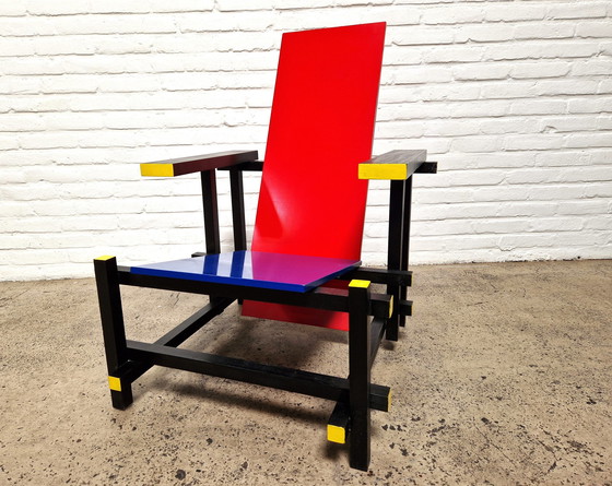 Image 1 of Chaise rouge et bleue