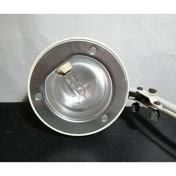 Image 1 of Lampe de bureau vintage avec pendule en stilplast, Italie 1970