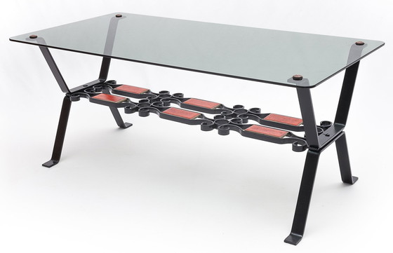 Image 1 of Lot De Deux Tables Basses En Fer Forgé