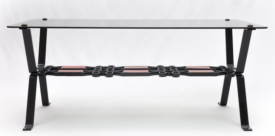 Image 1 of Lot De Deux Tables Basses En Fer Forgé